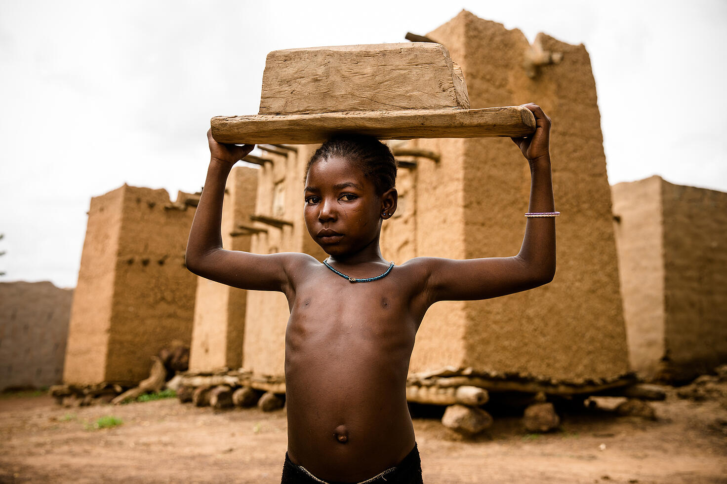 Adja Bationo, habitante de la aldea de Labien (Burkina Faso, 2018) ©Sophie Garcia/hanslucas.com