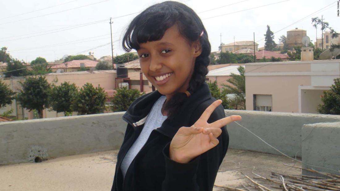 Ciham lleva detenida en Eritrea desde que tenía 15 años tras ser detenida al intentar cruzar de Eritrea a Sudán ©Saleh Younis