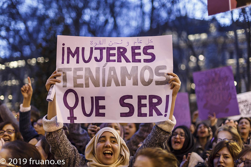 participantes en manifestación del 8M en España ©Francisco Ruano