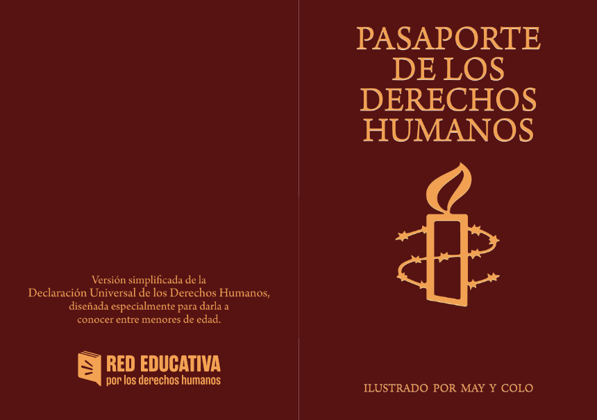 [Translate to Catalá:] portada del pasaporte por los derechos humanos ®AI