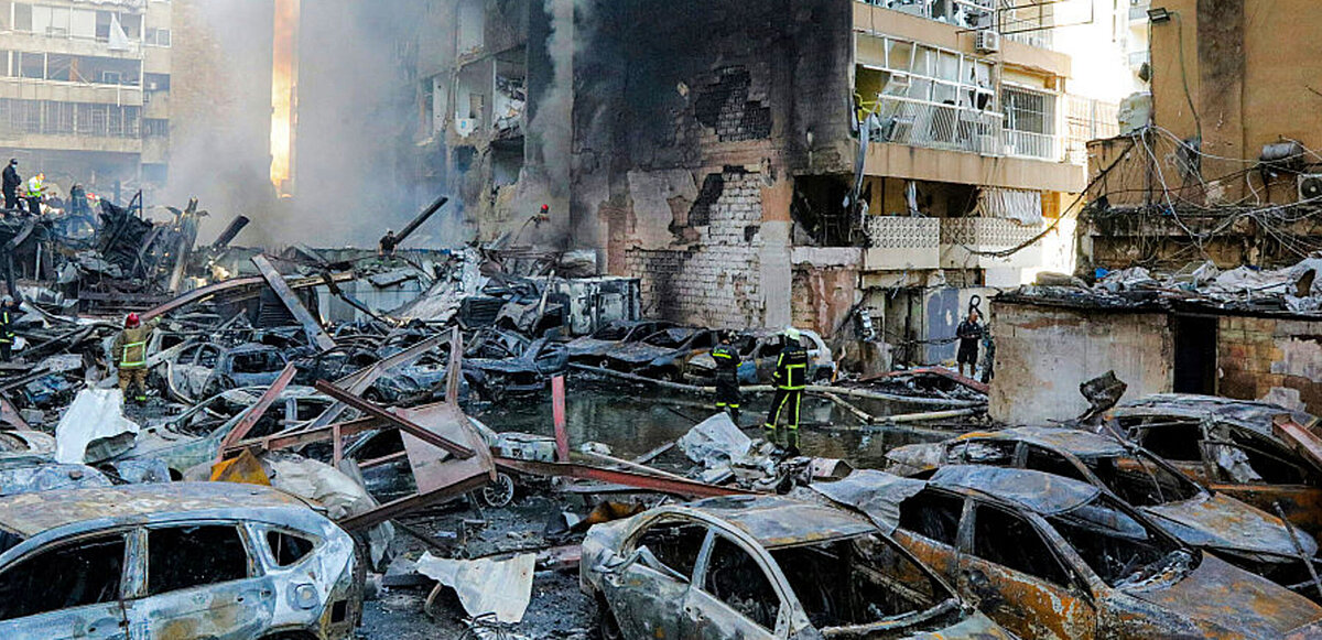 Viviendas destruidas en Líbano tras los ataques de Israel.