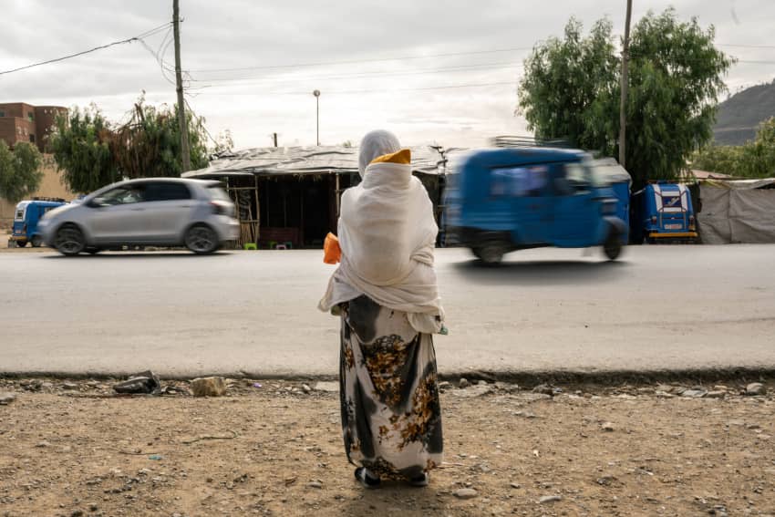 Superviviente de violencia sexual en la región de Tigray, al norte de Etiopía